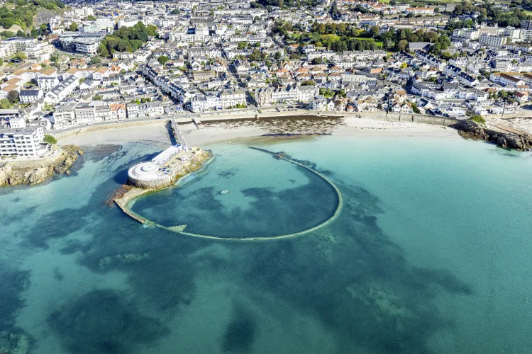 Blick auf Havre des Pas, St. Helier, Jersey