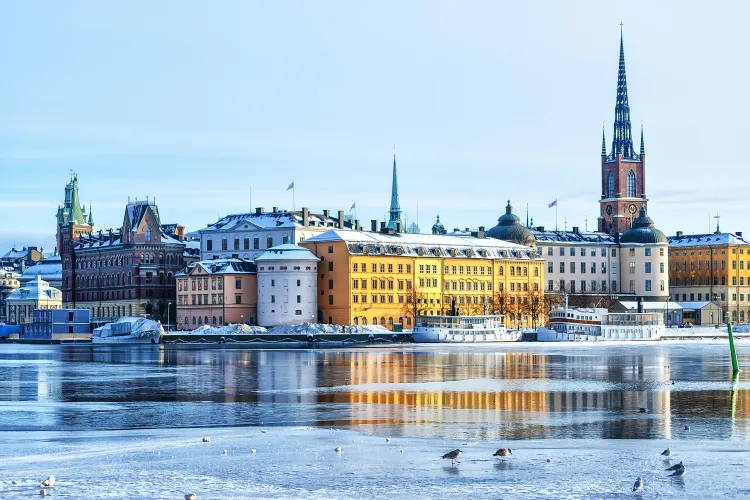 Bahnreise Von Stockholm bis zum Polarkreis