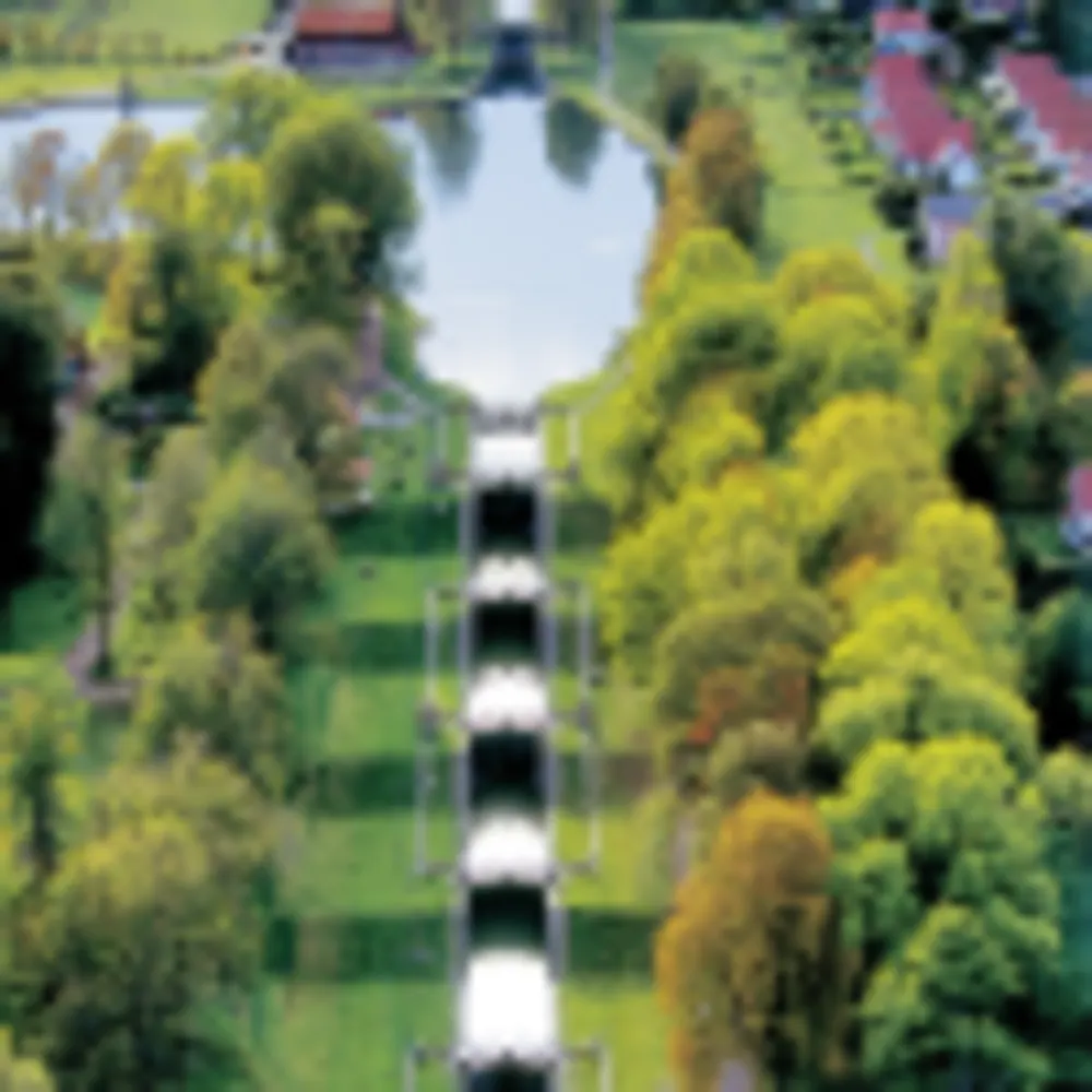 Schleusentreppe Berg, Göta Kanal