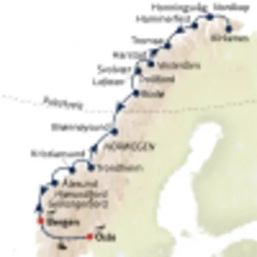 Reiseverlauf RR22-NOR161008-Norwegen-Hurtigruten-Facettenreiches-Norwegen-S-348