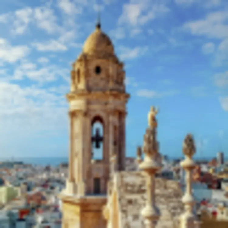 Aussicht Cádiz Andalusien