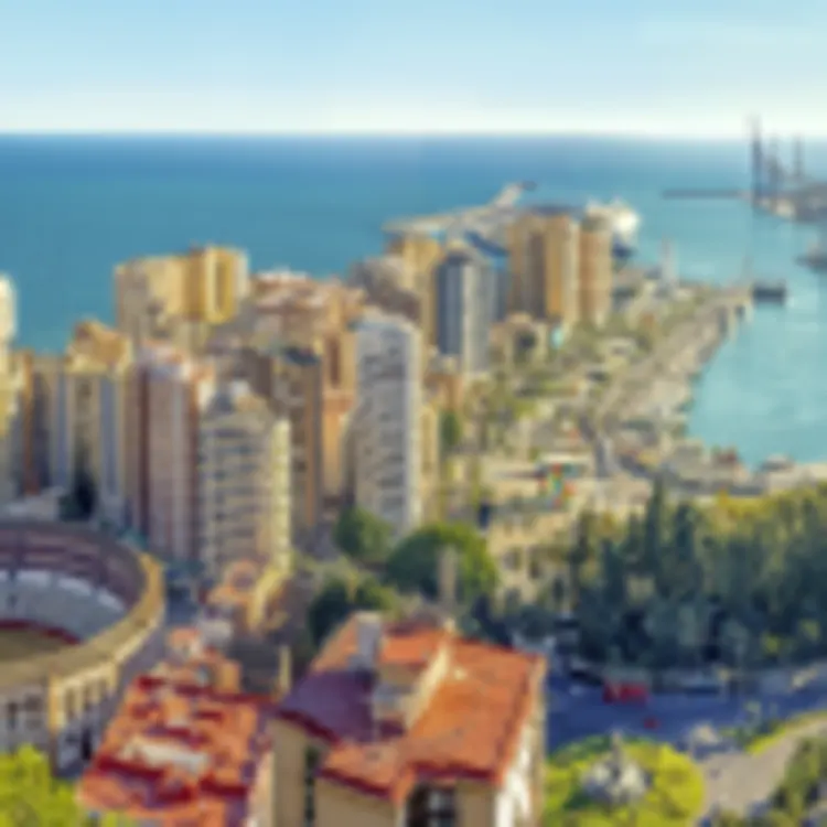 Aussicht Malaga Andalusien