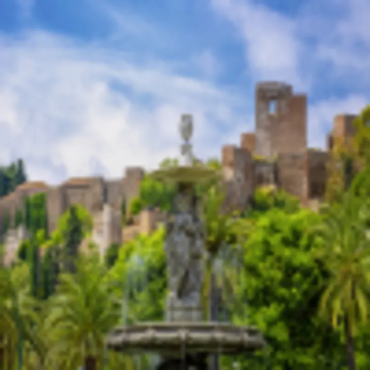 Alcazar von Malaga Andalusien