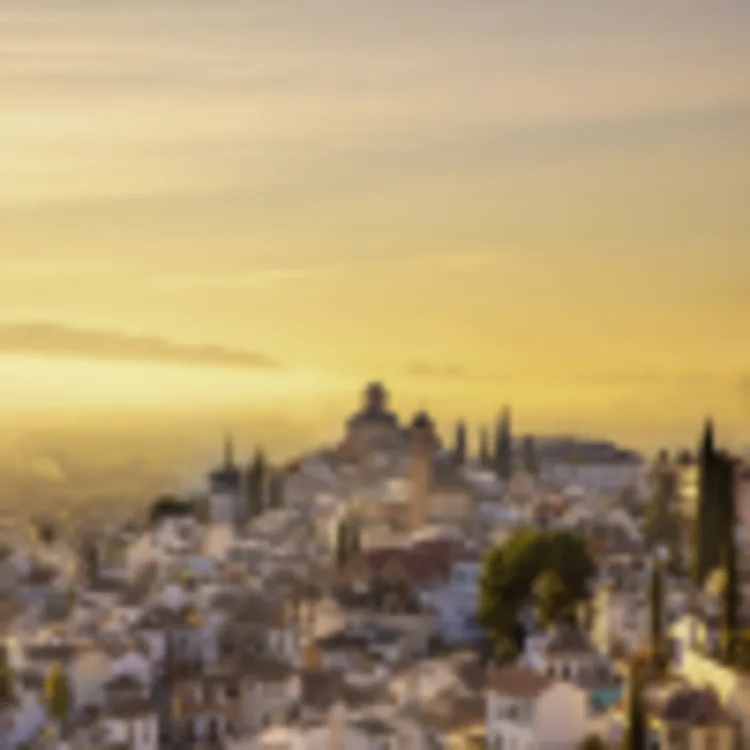 Panoramablick Granada Andalusien