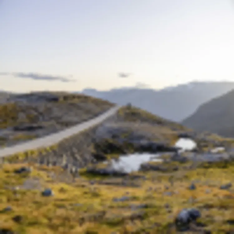 Passstraße über das Haukelifjell
