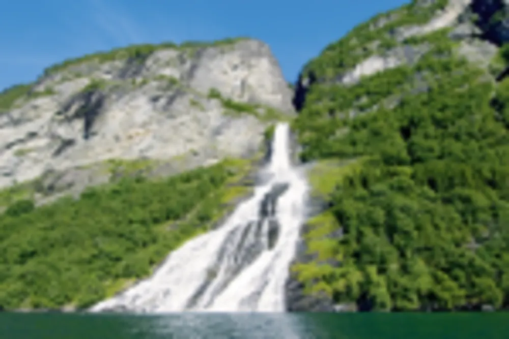 Geiranger-Wasserfall Brautschleier
