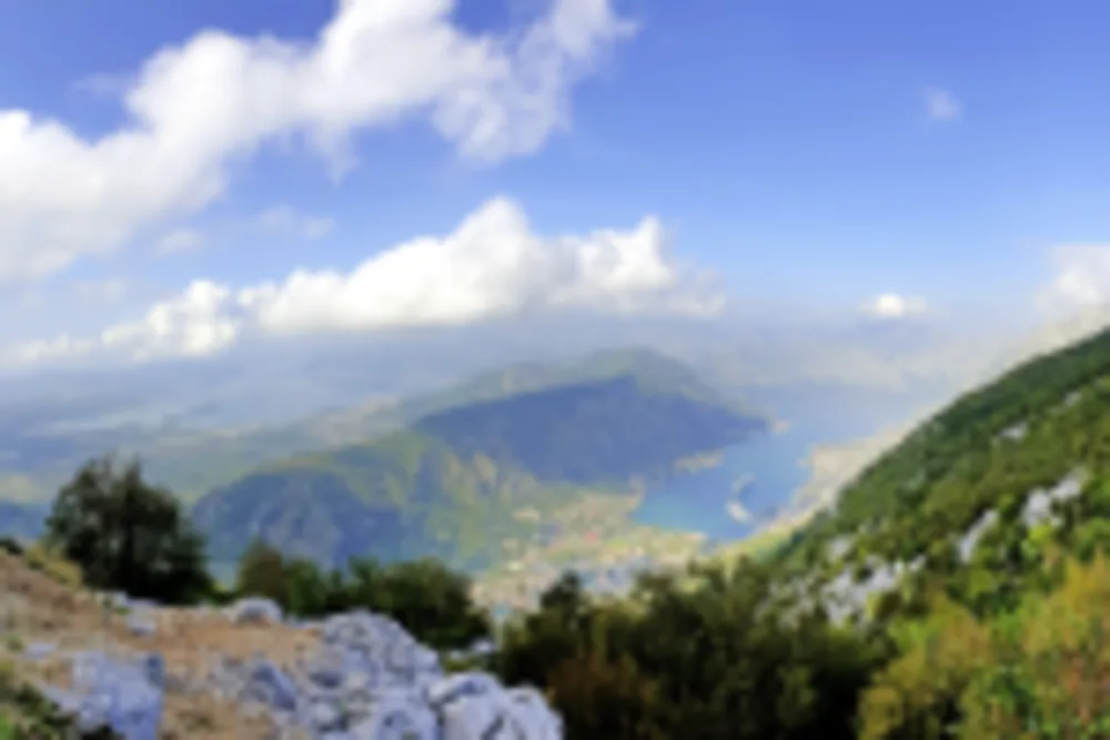 Ausblick auf die Bucht von Kotor