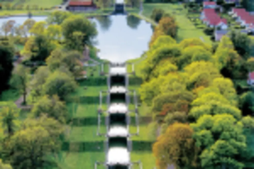 Schleusentreppe Berg, Göta Kanal