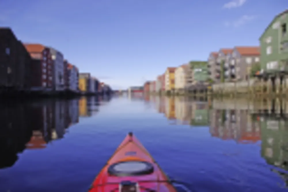 Kajak fahren in Trondheim