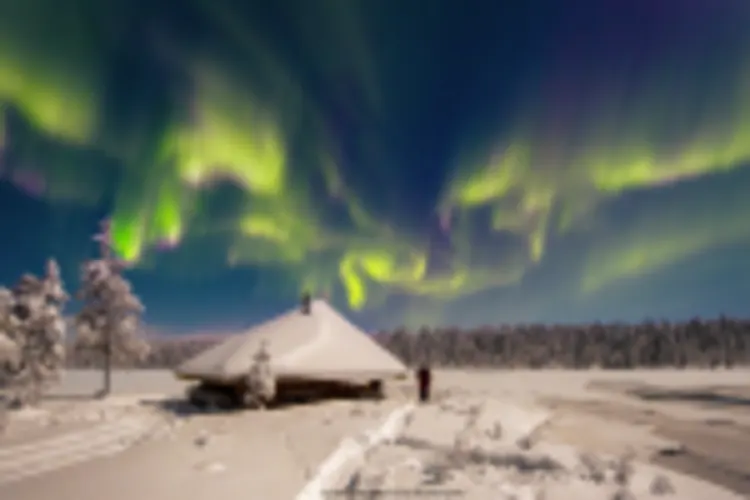 Nivunki Village, Northern Lights