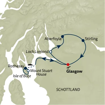 Reiseverlauf Städtereise A Taste of Scotland – Tour A
