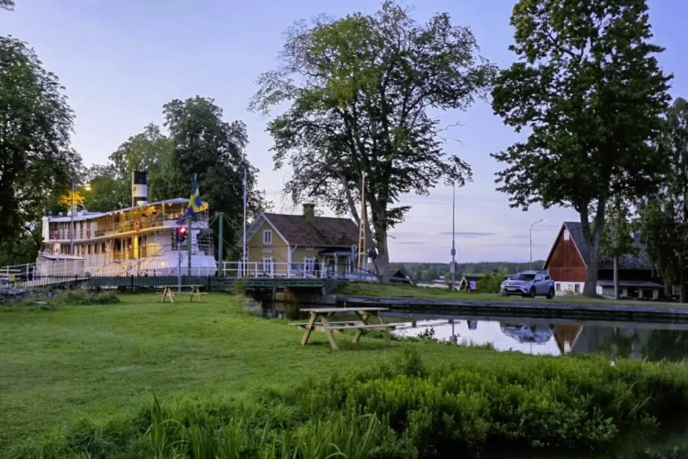 Abendstimmung an der Schleuse