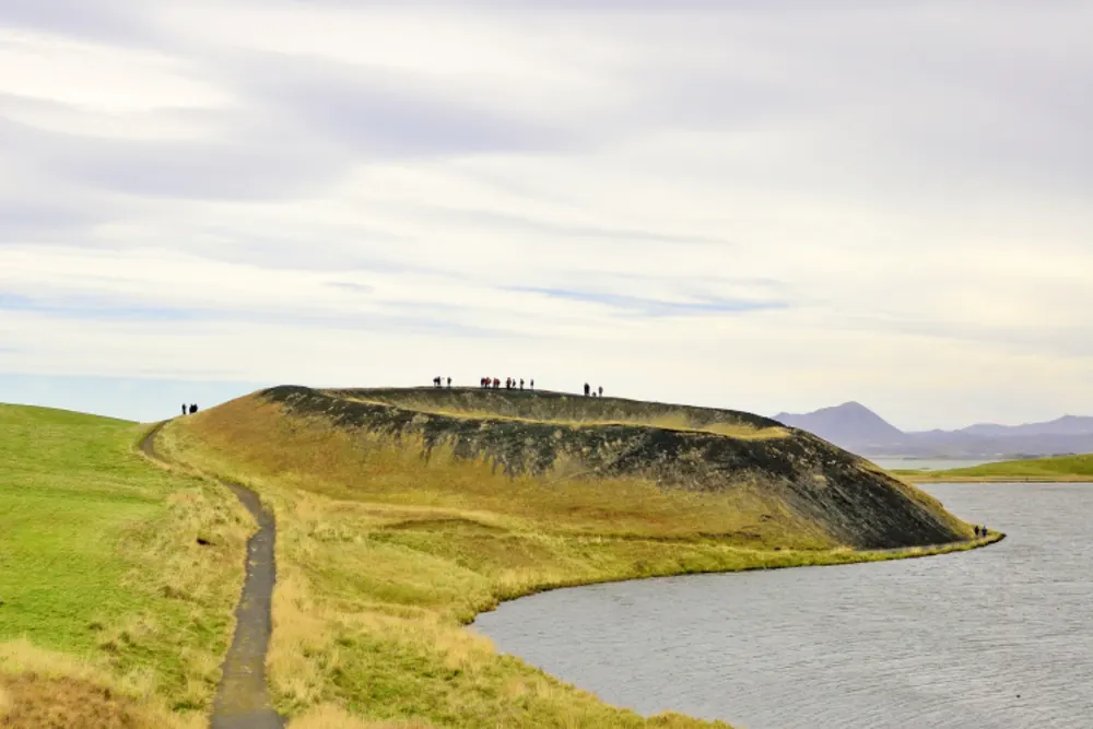 Pseudokrater am Myvatn-See