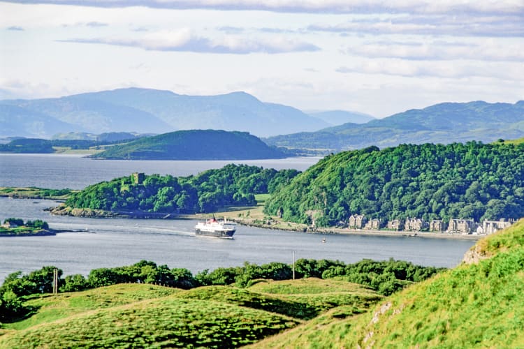 CalMac Fähre auf dem Weg zur Isle of Mull