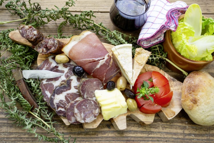 Snackplatte Korsika