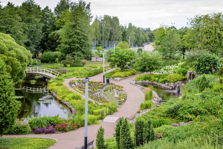Stadtpark in Kotka