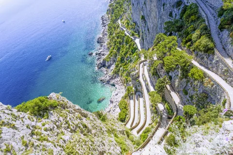 Via Krupp, Capri