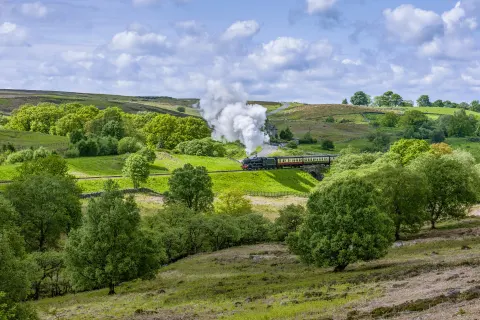 Yorkshire Moors Eisenbahn