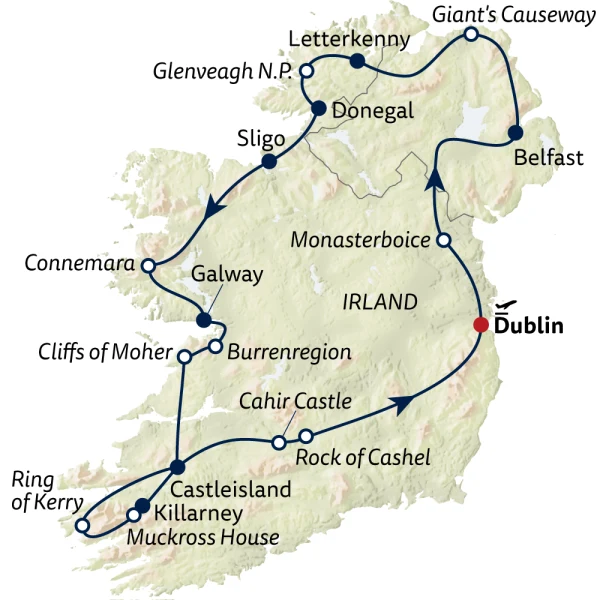 Reiseverlauf RR24-IRL110005-Irland-Irland-Natur-und-Kultur-S-124