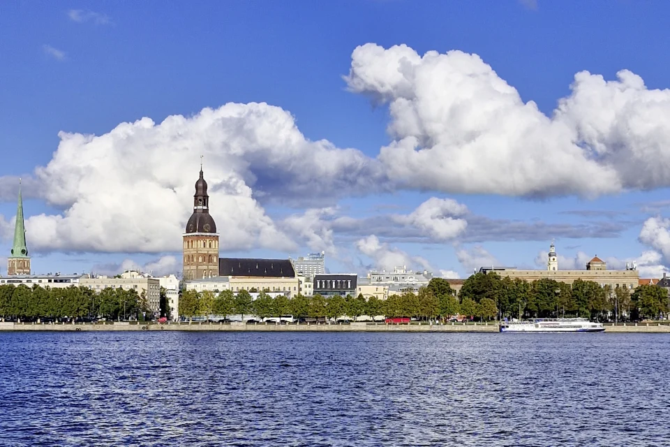 Blick auf Riga