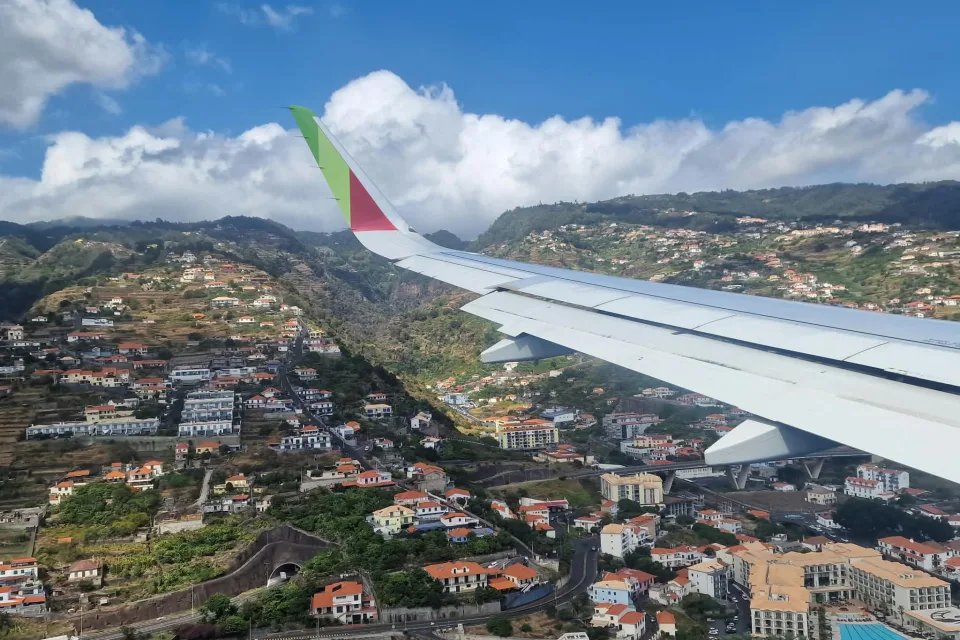 Anflug Madeira