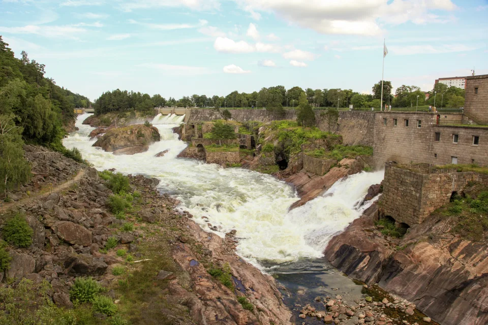 Trollhättan Wasserfall