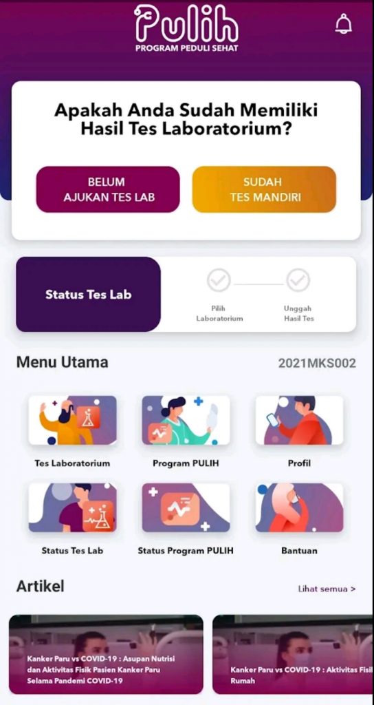 Aplikasi PULIH Permudah Akses Terapi dan Informasi Seputar Kanker