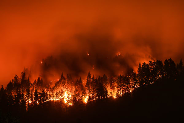 Severe weather hero image of a wildfire