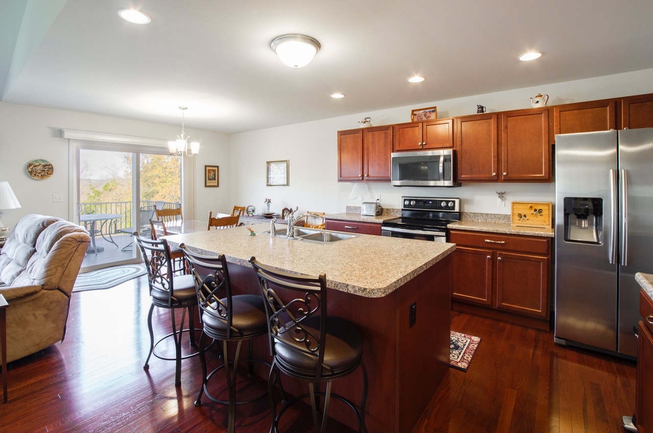 cabin option one kitchen