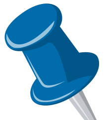 red thumb tack