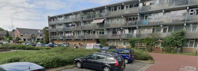 Verbrande Vlak 80, 1974 SP IJmuiden, Nederland