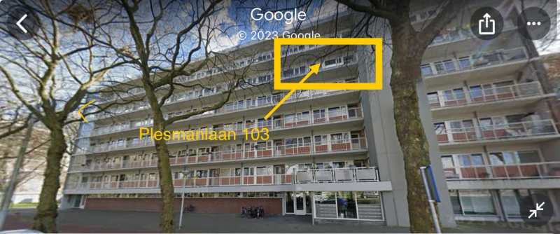 Plesmanlaan 103, 1066 XS Amsterdam, Nederland