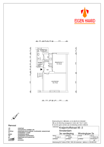 Huur Portiekwoning n De Kraijenhoffstraat 95 In Amsterdam Oostelijke Eilanden Kadijken