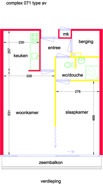 Sam Vlessinghof 45, 1975 BZ IJmuiden, Nederland