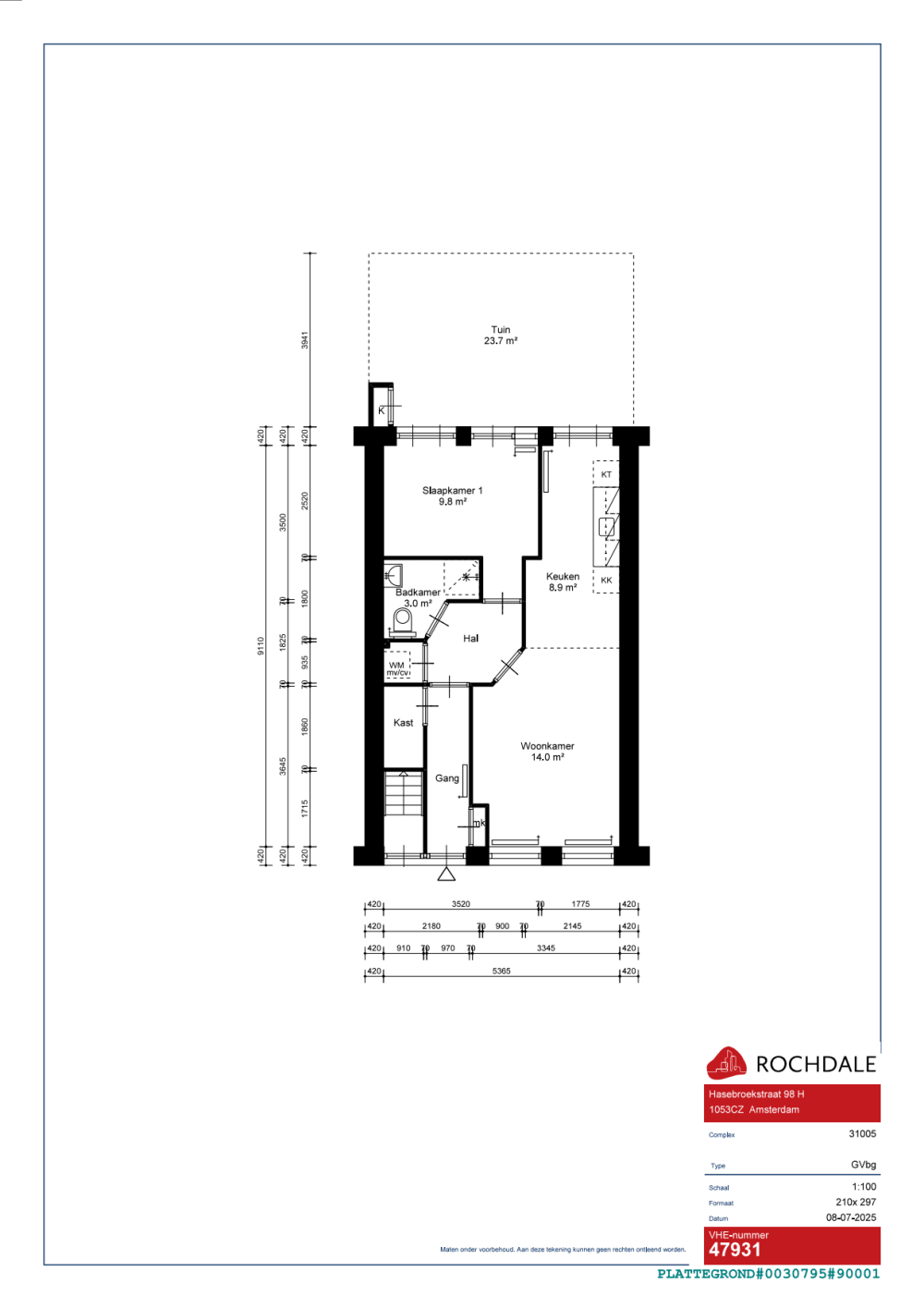 Hasebroekstraat 98HS