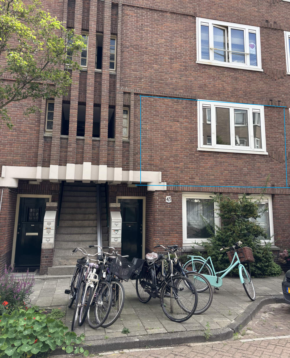 Christiaan de Wetstraat 43, 1091 NH Amsterdam, Nederland