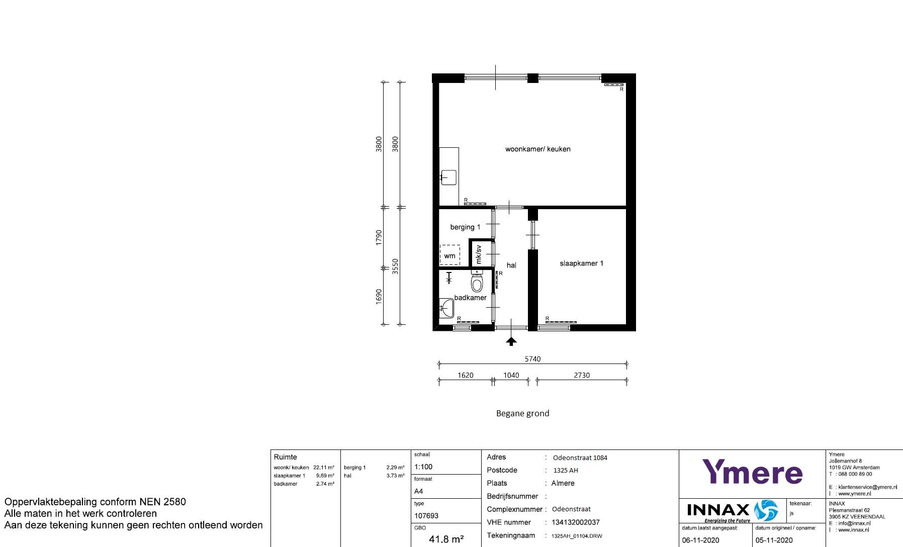 Odeonstraat 1084 - Almere