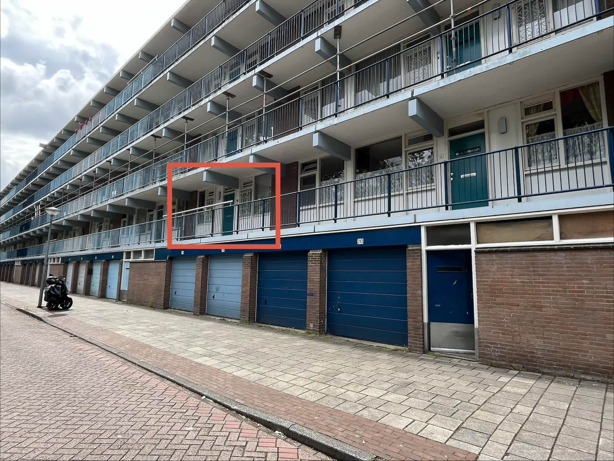 Galerijflat in Amsterdam