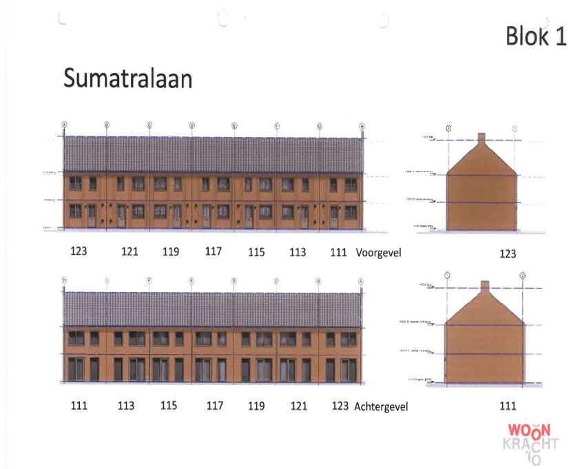 Sumatralaan / Javalaan Hoek Blok 1/2 Zwijndrecht