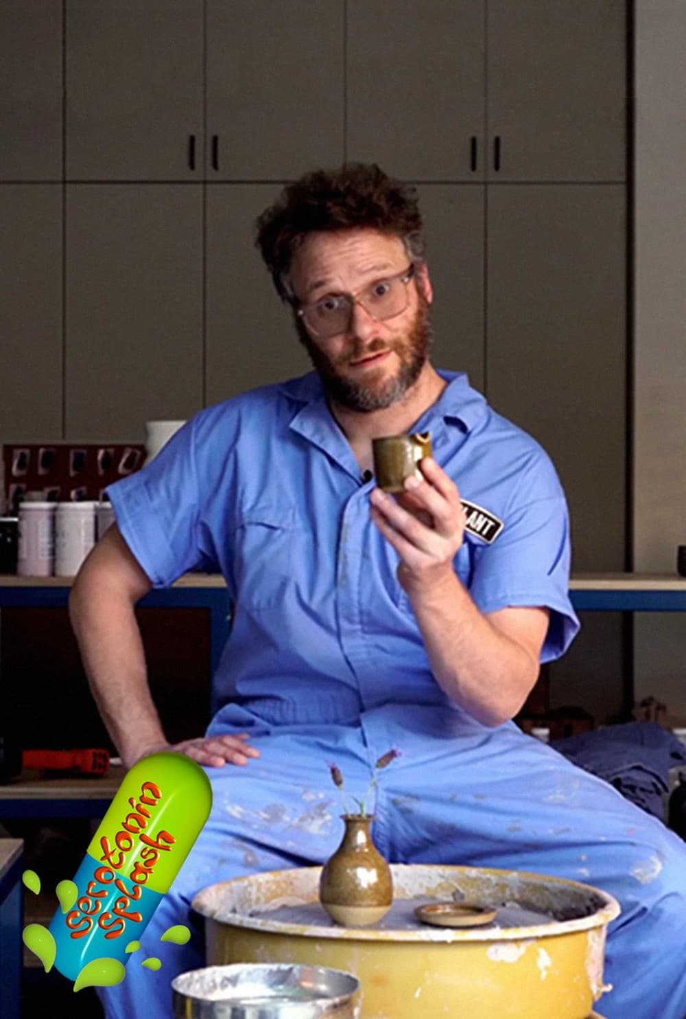 You can take a pottery thirst trap in Seth Rogen's house Woo