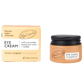 eye cream with cucumber, hyaluronic acid + coffee