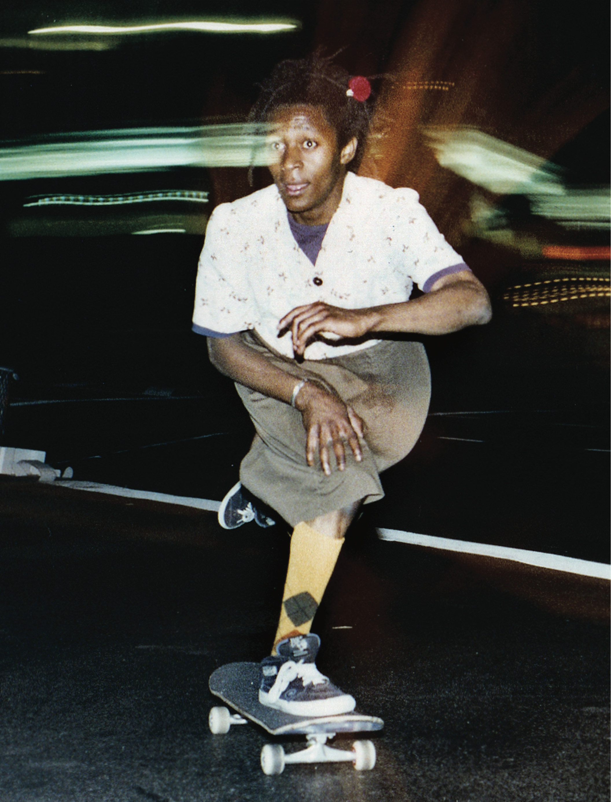 NYC skateboarder in 1990s