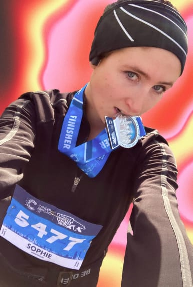 Pop-punk, whippets and sudden races, running as a woman is about redefinition