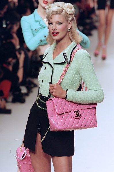 Chanel runway.  Runway fashion, Chanel fashion show, 90s runway fashion