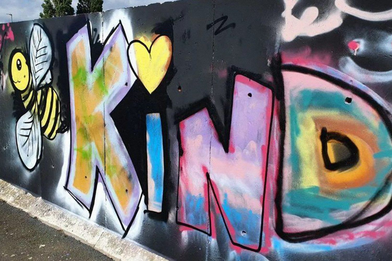 These teenagers are transforming their town with positive graffiti