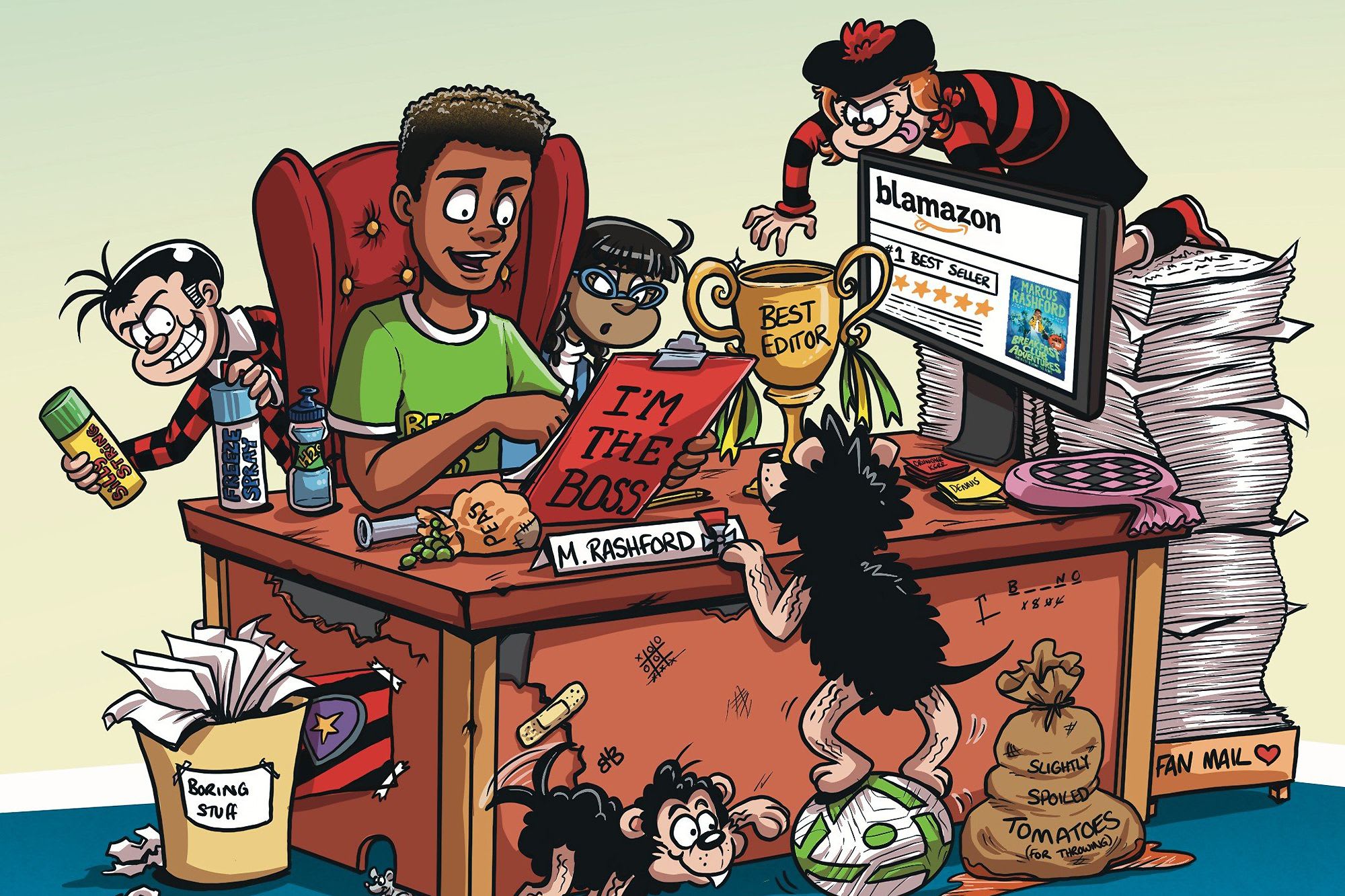 Marcus Rashford stars in the Beano
