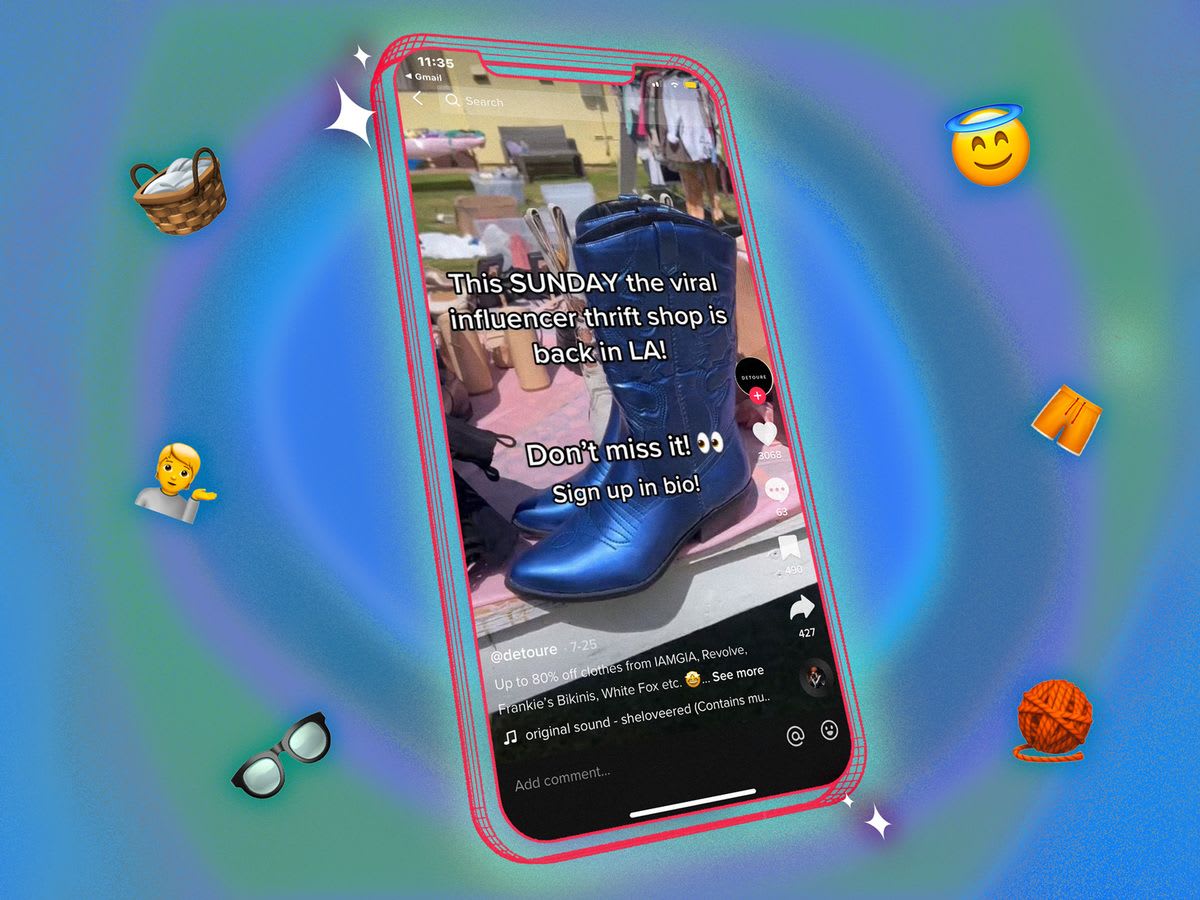 Inside the "influencer thrift store" going viral on TikTok