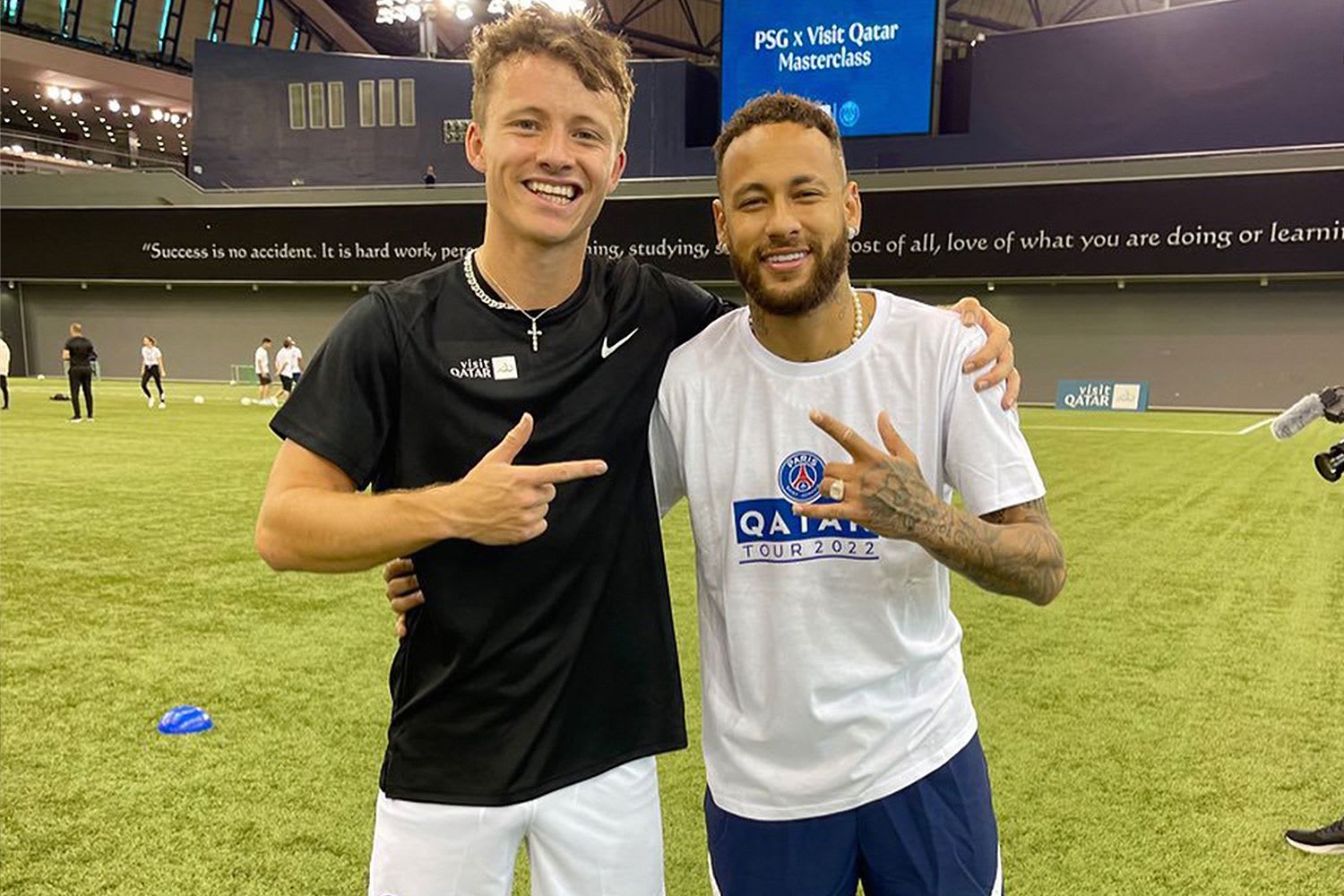 How the guy who nutmegged Neymar bounced back from two comas