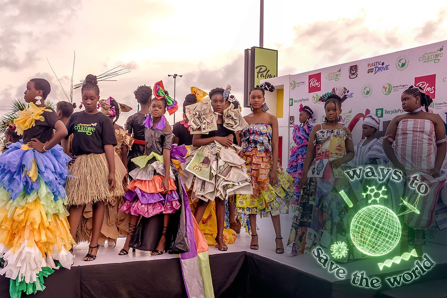 How trash becomes fashion at this Nigerian sustainability event