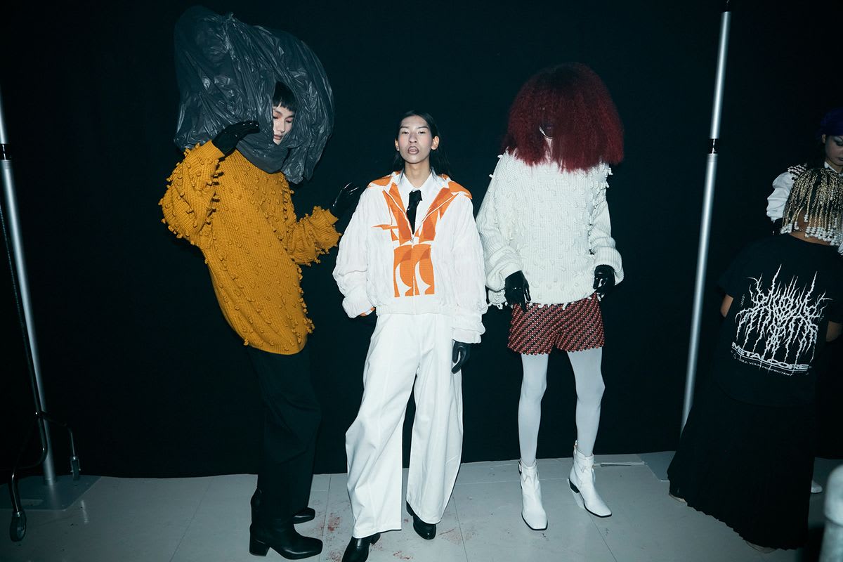 Harri’s AW23 presentation was an inflatable dance party